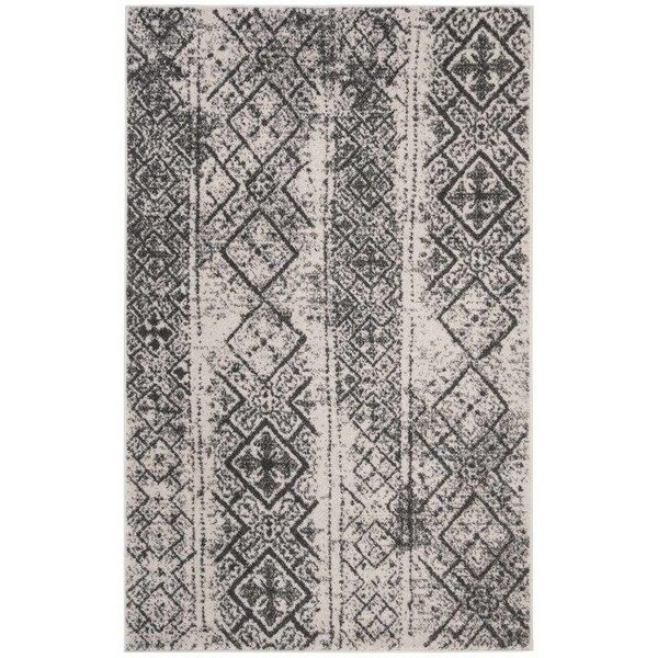 Safavieh 6 ft. Square Adirondack Area Rug Silver & Black ADR111H-6SQ - main